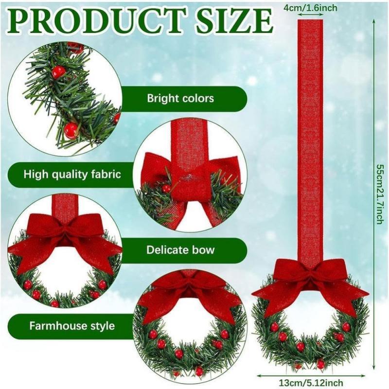 MerryNest™ 6-Piece Christmas Wreath Set