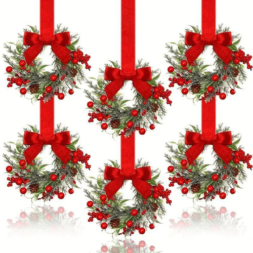 MerryNest™ 6-Piece Christmas Wreath Set